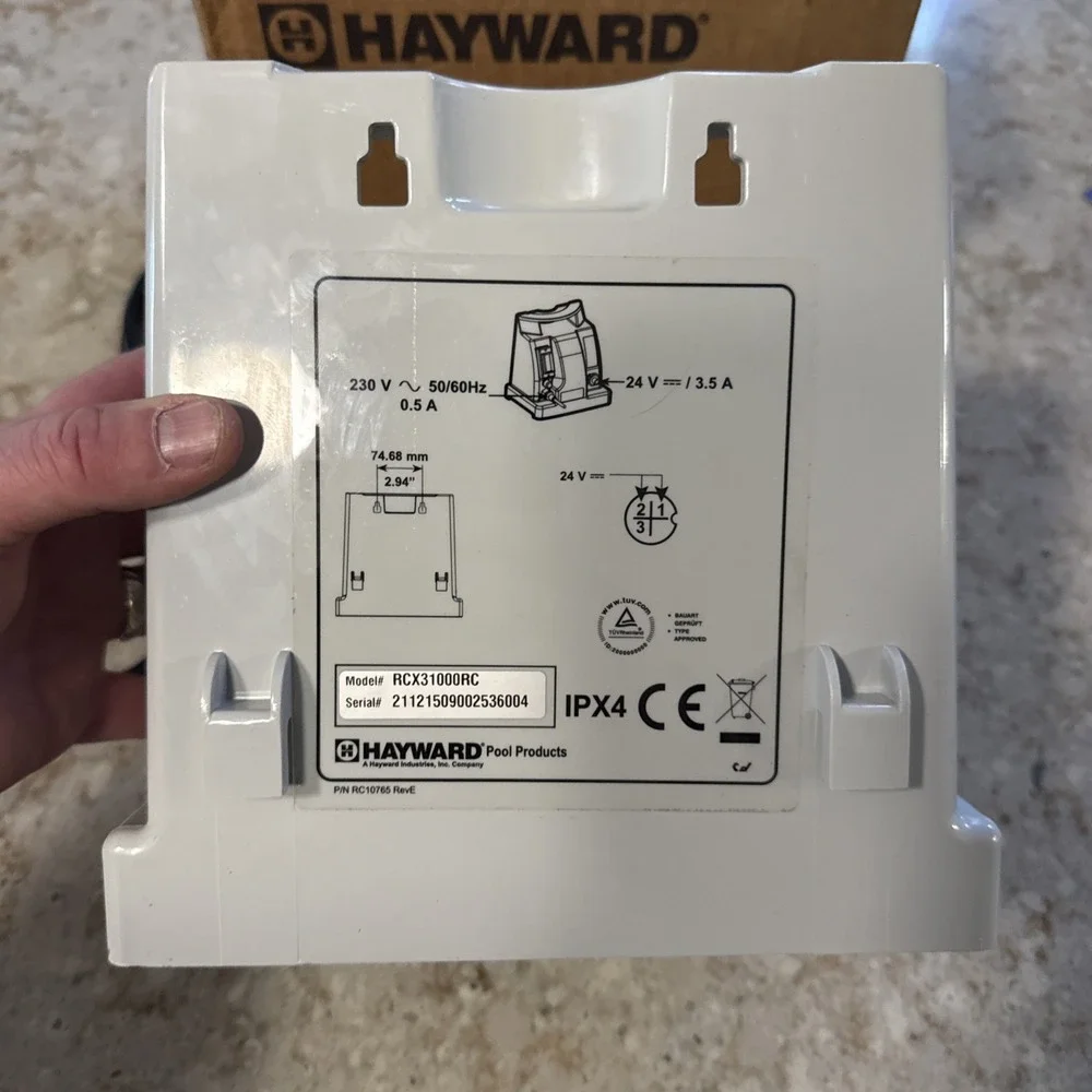 Hayward RCX31000RC 240V Power Supply w/Cord, Gray for‎ SharkVac/TigerShark Read